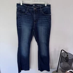 Riders by Lee Midrise Bootcut Jeans Darker Wash Women's Plus Size 16